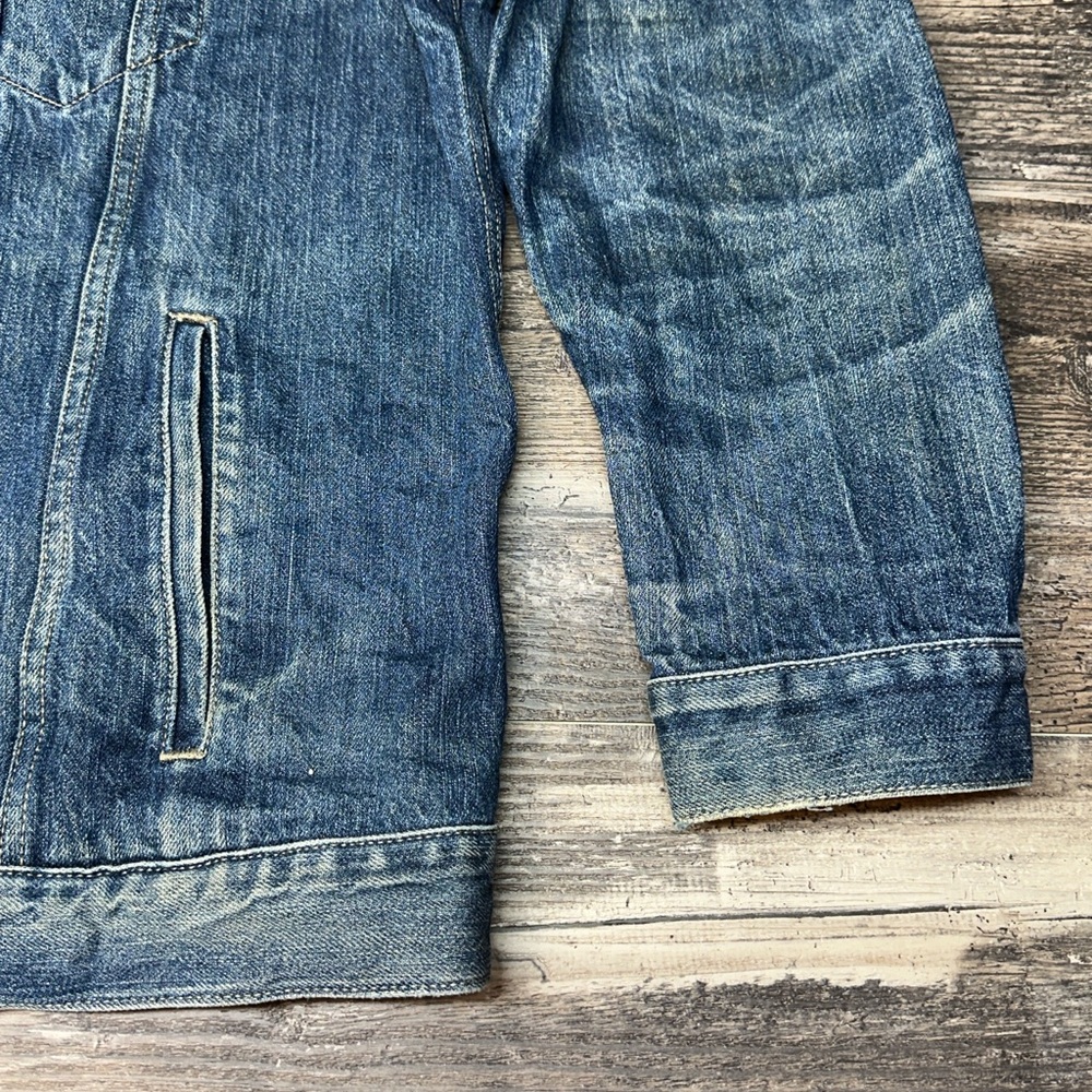 Levi’s Type III Denim Trucker Jacket XL Distressed Wash GUC - Picture 9 of 12